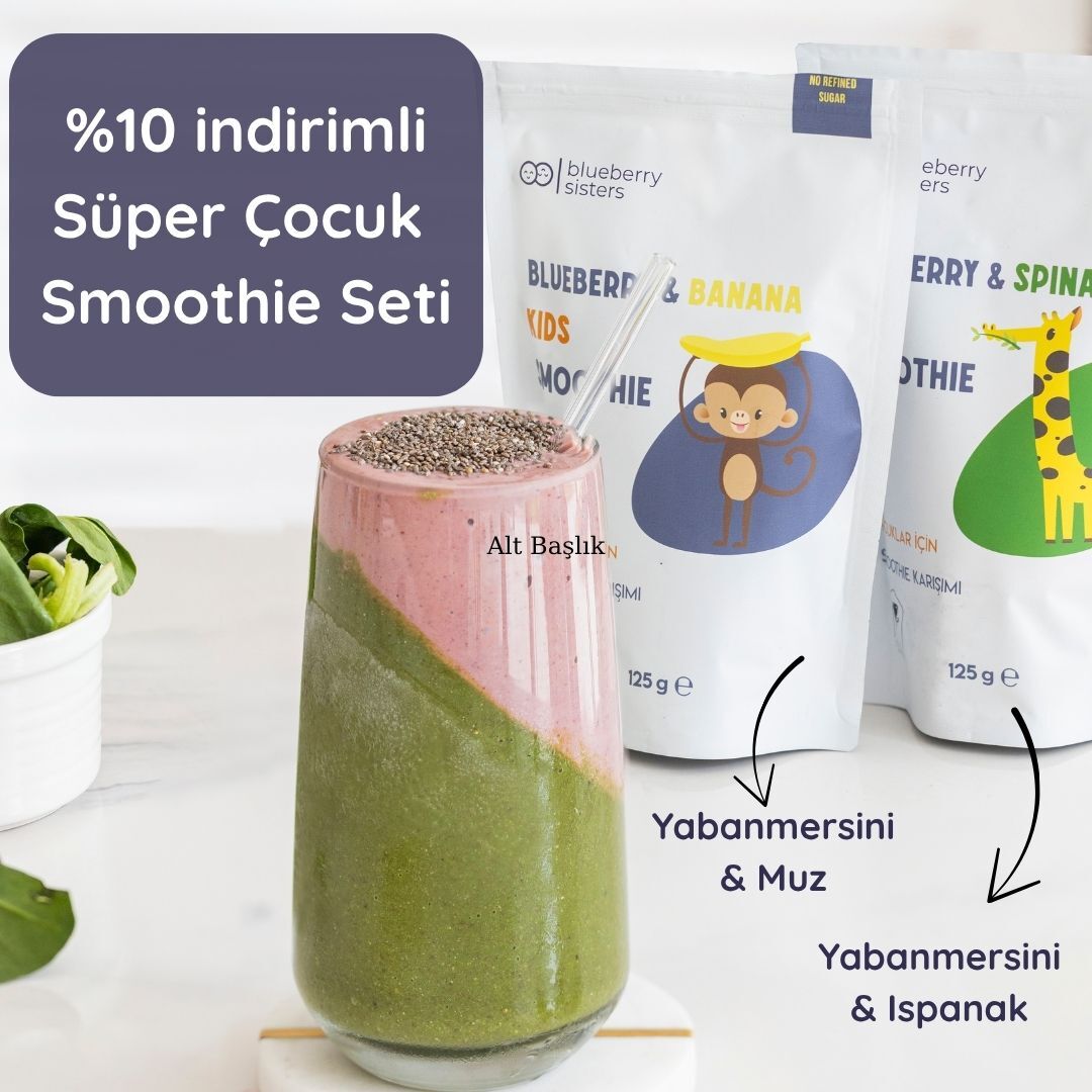 Süper Çocuk Smoothie Seti